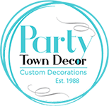 Party Town Decor Custom decorations logo