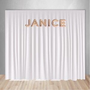 Mini mylar letter balloons are the perfect way to make a unique and personalized banner. Letters & numbers are available in silver or gold.