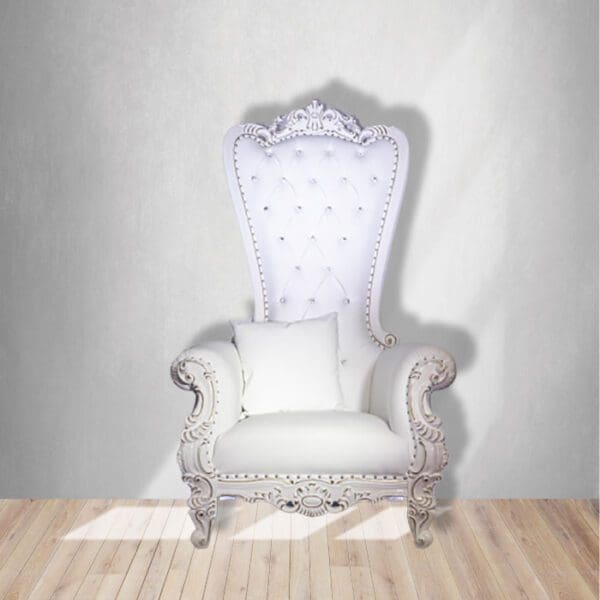 We have a large selection of rental chairs, throne chairs