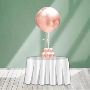 Our Large Beautiful 3' Balloon Centerpiece with a cool weight centerpiece is a beautiful way to add decor to your event!