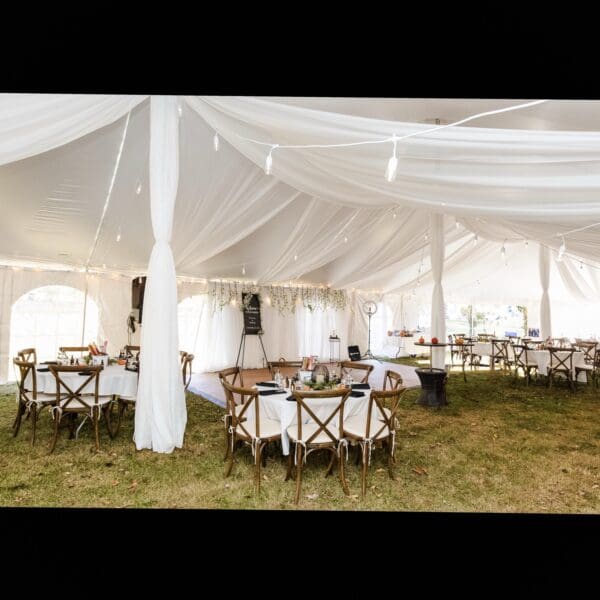 Tent Wedding Decor