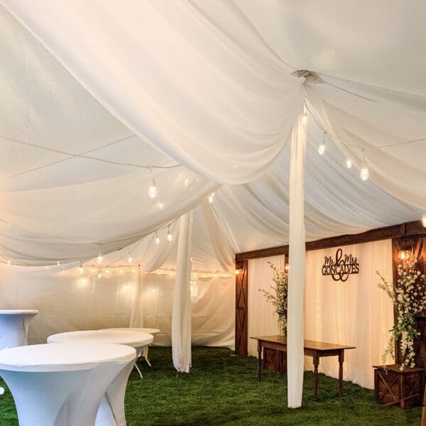 Tent Wedding Decor