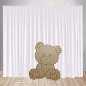 Wooden teddy bear cnc prop