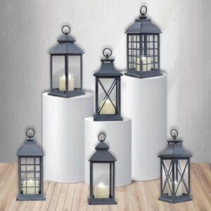 Our Beautiful Lantern Accents are perfect for adding to your head table, cake table, wedding arch, gift table, etc.
