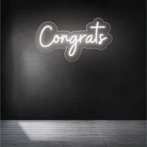 "Congrats" Neon Sign