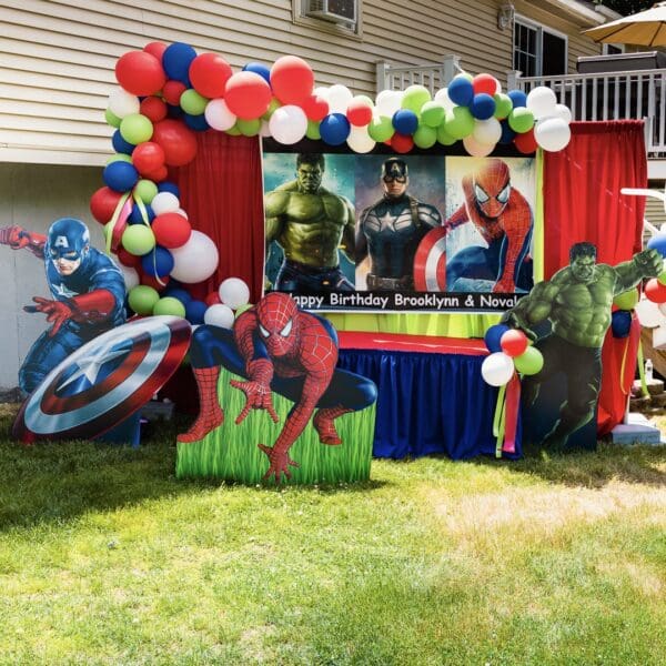 Kid's superhero birthday party