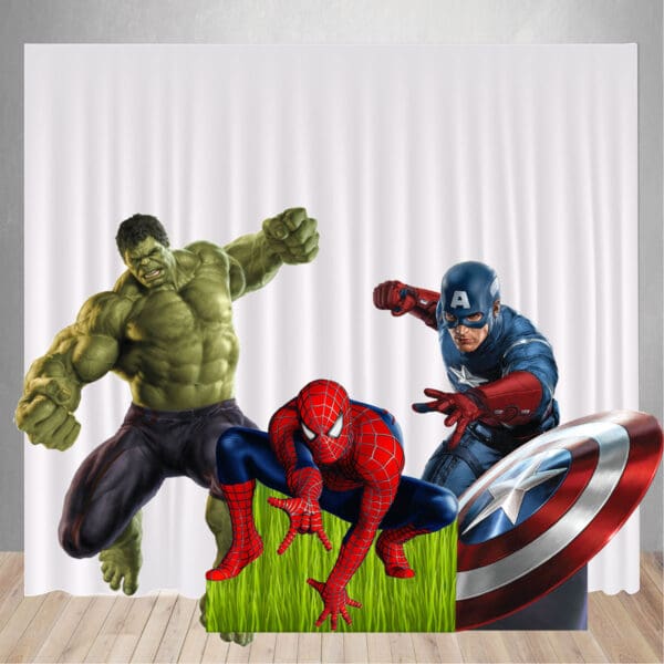 Superhero wooden prop